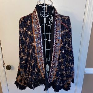 Free People embellished Boho jacket